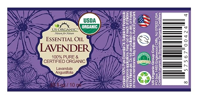 US Organic 100% Pure Lavender Essential Oil, Directly sourced from Bulgaria, USDA Certified Organic, Undiluted, for Diffuser, Humidifier, Massage, Skin, Hair Care, Non GMO, 10 ml 2 Pack-VivaGrace Women