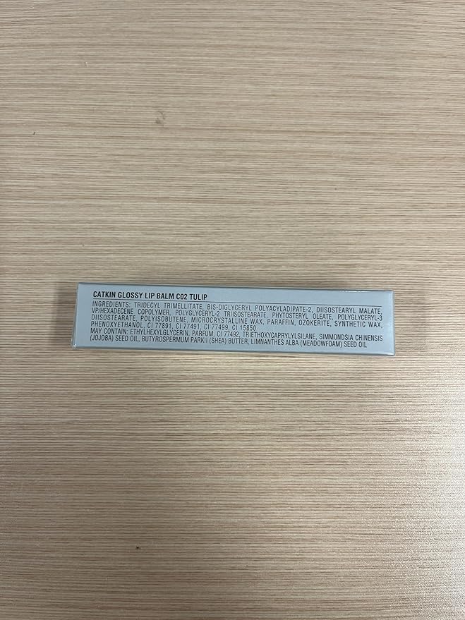 CATKIN Glossy Lip Balm Ultra Hydating Glow Lip Tinted Jelly Plump Melting Balm Shea Butter Repair Soothing For Dry Lips Dewy Finished 0.12 oz C02 TULIP-VivaGrace Women