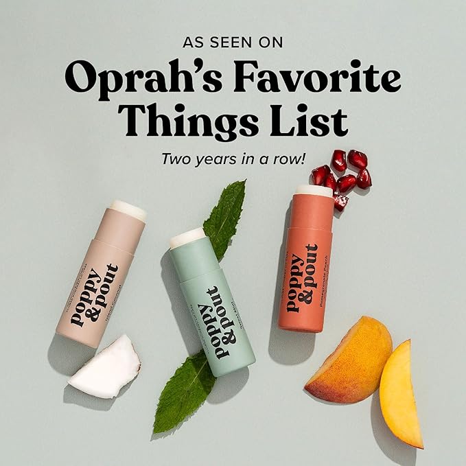 Poppy & Pout Island Coconut Jumbo Lip Balm | All Natural Lip Balms & Moisturizers | Hydrates with Beeswax, Vitamin E, Organic Coconut Oil | Cruelty-Free | Lip Balm in Recyclable Cardboard Tube-VivaGrace Women