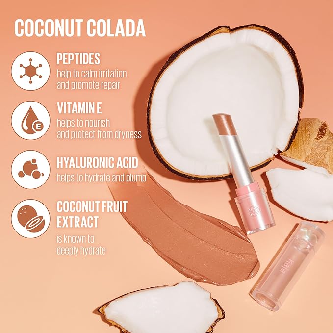 Kaja Juicy Glass Lip Balm | Plumping, Hydrating, Korean Lip Balm, Moisturizing Lip Care, 24hrs Long-lasting Hydration, Nourishing Lip Care | Coconut Colada, 0.15 oz.-VivaGrace Women
