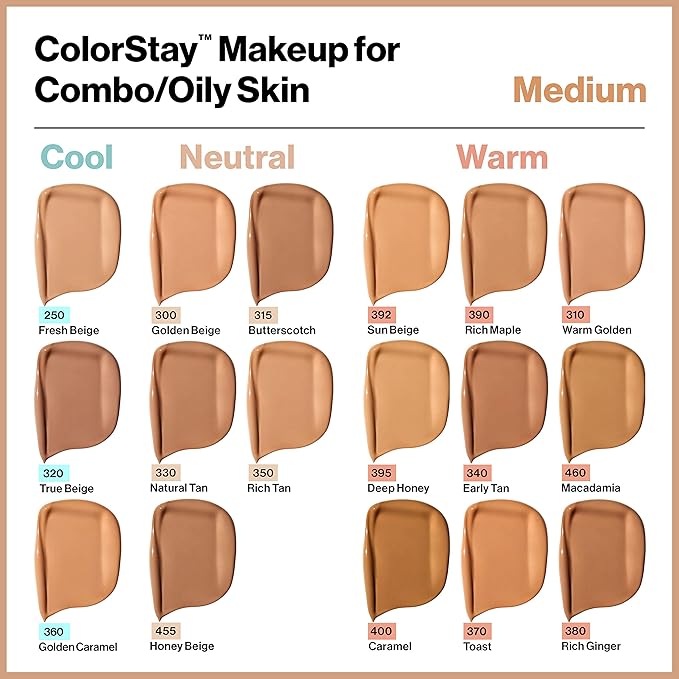 Revlon Colorstay Make Up Combination Oily Skin 320 True Beige 30ml-VivaGrace Women