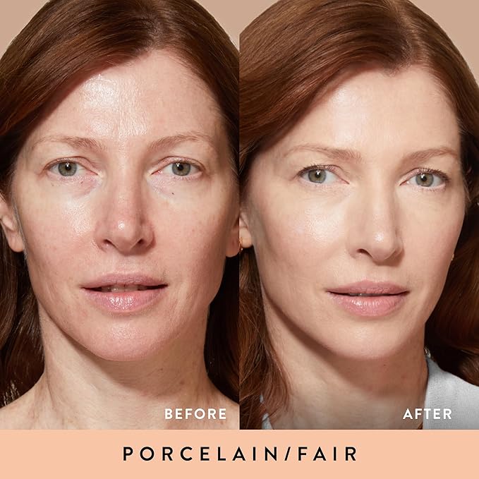 LAURA GELLER NEW YORK Quench-n-Tint Lightweight Tinted Moisturizer, Porcelain/Fair - Sheer to Light Buildable Coverage - Natural Glow Finish - Lightweight Formula - Hydratant Teinte-VivaGrace Women