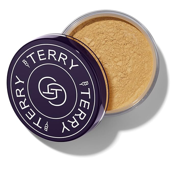 By Terry Hyaluronic Tinted Hydra-Powder, Non-Drying Loose Face Setting Powder, Blur Imperfections & Mattify, Medium Fair, 0.35 oz-VivaGrace Women