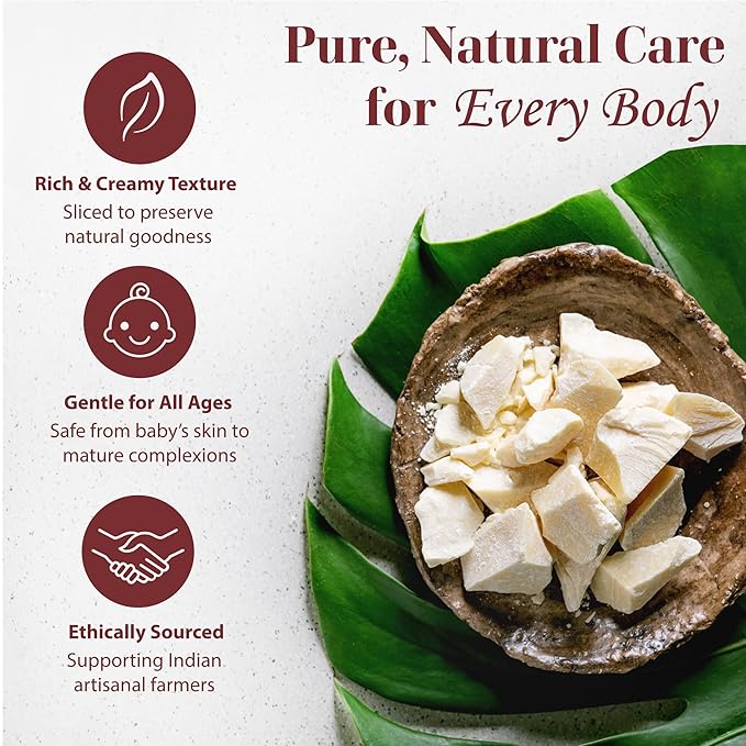 era of nature Kokum Butter Raw - 32 oz (2lb) – Natural Butter for Body Butters, Lotion Bars, Lip Balm, Soap Making – Blends Well with Shea or Cocoa Butter – For Stretch Marks, Scars, Pregnancy Care-VivaGrace Women