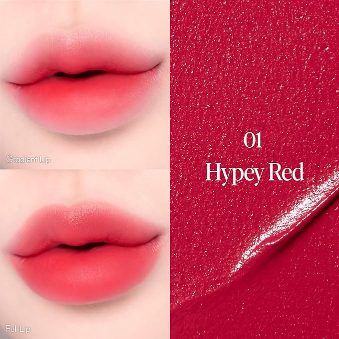 Espoir Couture Lip Tint Fitting Blur #1 Hypey Red 0.14oz | Soft and Creamy Color for Blurry Lip Look | Smudge-Proof Fixing Lip Stain | Lightweight and Comfortable Matte Finish-VivaGrace Women