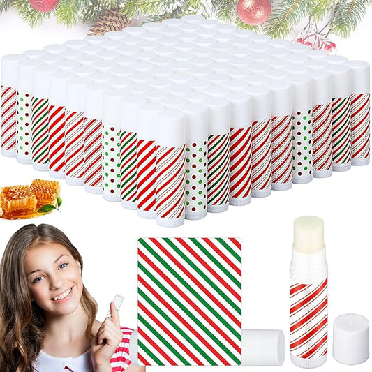 Dunzy 100 Pack Hello Fall Thanksgiving Party Gifts Bulk Lip Balms Favors Employee Appreciation Gifts Thank You Gifts Team Inspirational Gifts for Women Men Coworkers Satff Teachers(Stripes)-VivaGrace Women