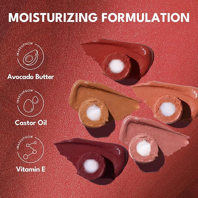 tinted lip balm, Conditioning & Nourishing Lip Balm, Matching concealer to cover lip lines and enhance color development- RED DAHLIA-VivaGrace Women
