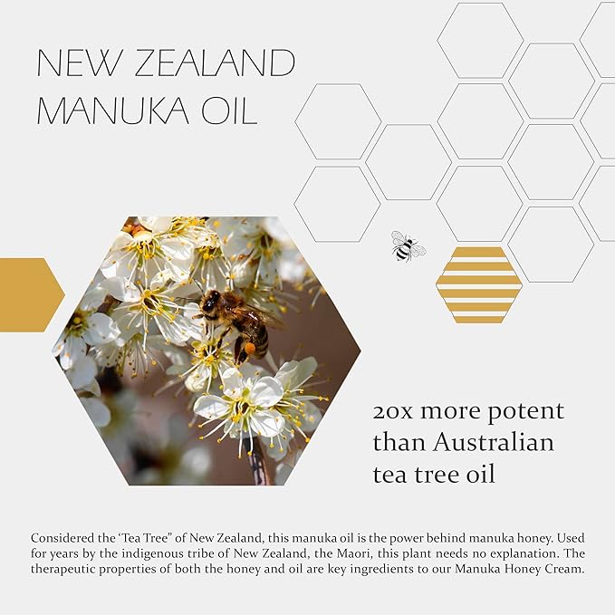 BALM OF GILEAD Manuka Eczema Honey Cream - Moisturizer for Sensitive Skin, Eczema, Psoriasis & Dermatitis - Manuka Honey Ointment, Grassfed Tallow-VivaGrace Women