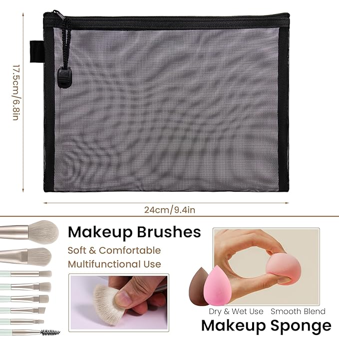 Makeup Present Set for Teen Girl Women, Travel Makeup Kit, Makeup Full Kit for Beginner, Makeup Bundle Include 2 Matte & Shimmer Eyeshadow Palettes, Liquid Glitter Eyeshadow & Eyeliner-VivaGrace Women