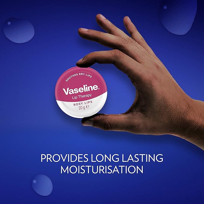 VASELINE Lip Therapy Rosy Lips with Rose & Almond Oil 20g/ 0.70 oz.-VivaGrace Women