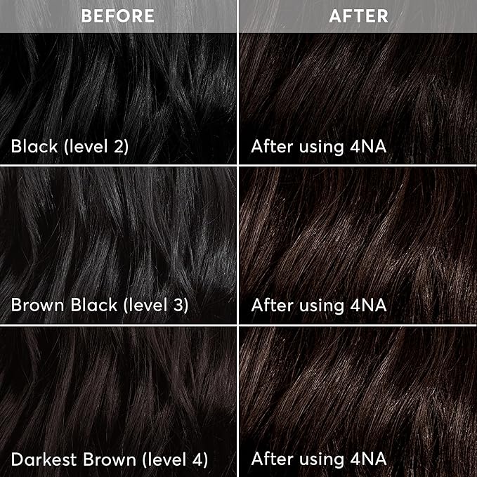 Madison Reed Radiant Hair Color Kit | 4NA Darkest Ash Brown (Messina Brown) for 100% Gray Hair Coverage | Salon Quality Permanent Hair Dye | PPD-Free & Ammonia-Free | (Packaging May Vary) 2 Pack-VivaGrace Women