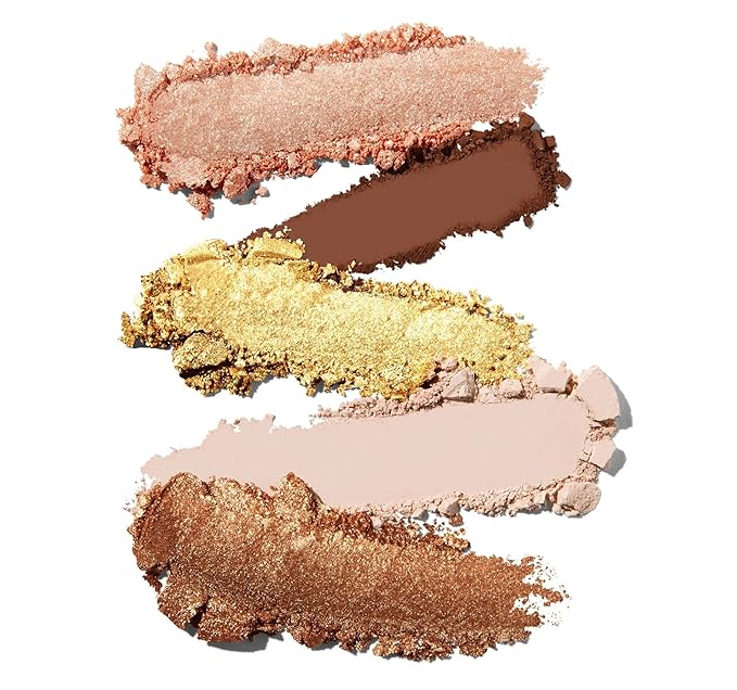 Morphe Rich & Foiled Artistry Palette - Foil-Effect Eyeshadow Palette with Matte, Shimmer & Foil Finishes - Brown & Gold Eyeshadow with Luminous Payoff - Gold Seeker (0.35 oz)-VivaGrace Women