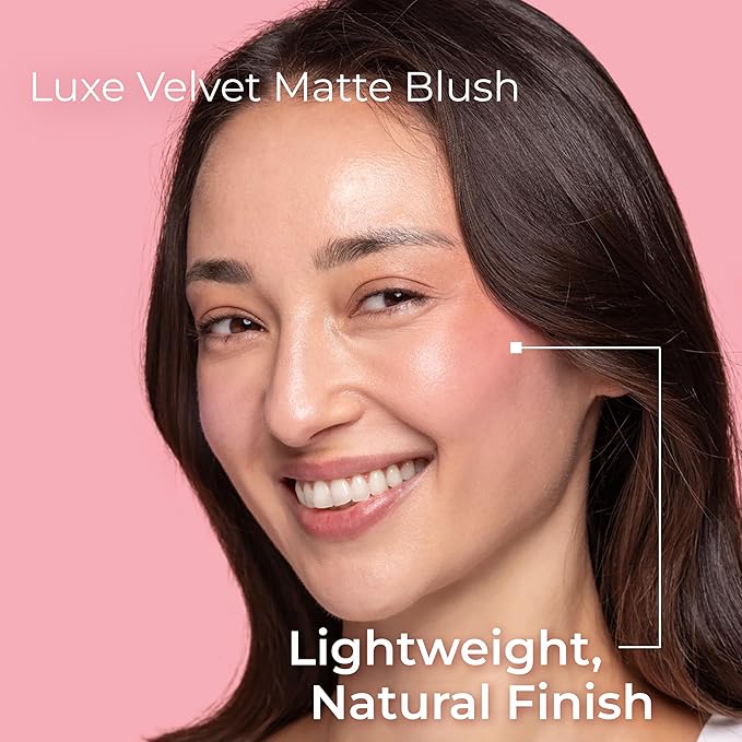 MCoBeauty Soft Matte Beauty Wand, Amaretto Blush, Velvety Finish of Buildable Color, Vegan, Cruelty Free Cosmetics-VivaGrace Women
