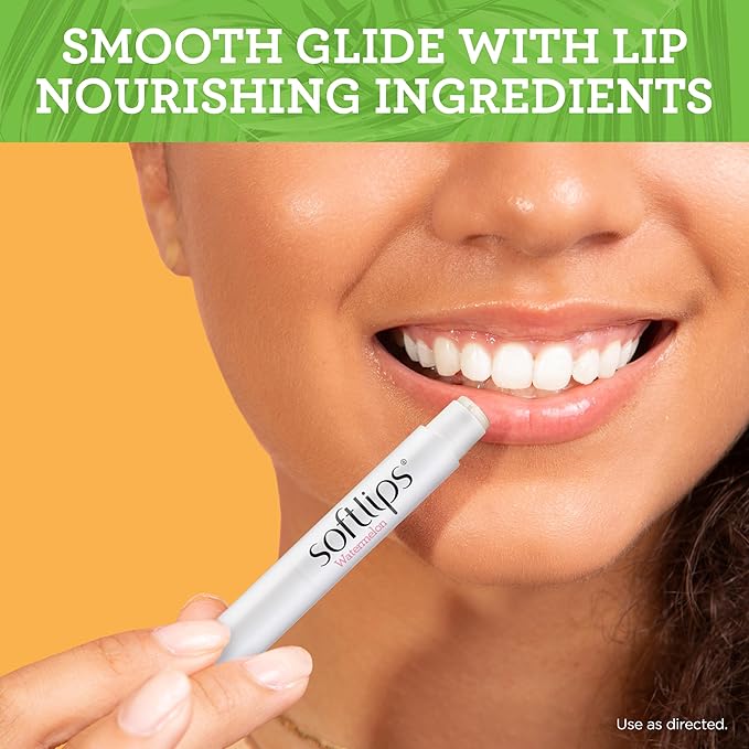 Softlips Spring Tropical Lip Balms 3-Pack - Hydrating Lip Care Set with Watermelon, Tropical Coconut, and Peach Passion Flavors-VivaGrace Women