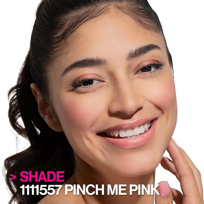 wet n wild Color Icon Blush, Effortless Glow & Seamless Blend infused with Luxuriously Smooth Jojoba Oil, Sheer Finish with a Matte Natural Glow, Cruelty-Free & Vegan - Pinch Me Pink-VivaGrace Women