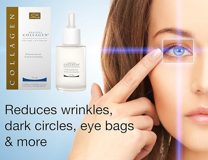 Anti-Aging Eye & Lip Serum - Anti-Wrinkle, Hypoallergenic Face Treatment For Women & Men, Reduces Eye Bags, Dull Skin, Dark Circles, 15 ml-VivaGrace Women