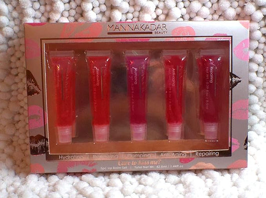Manna Kadar Care to Kiss me? Lip Balm Set 1.44 fl oz,-VivaGrace Women