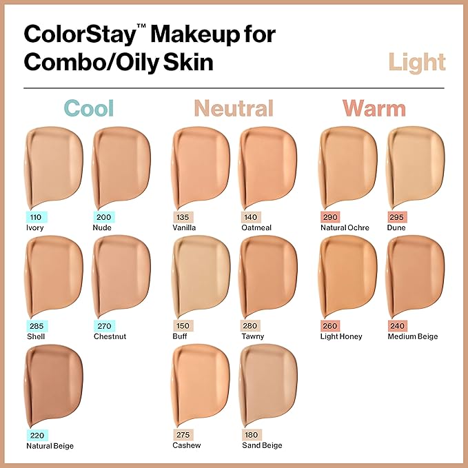Revlon Colorstay Make Up Combination Oily Skin 320 True Beige 30ml-VivaGrace Women