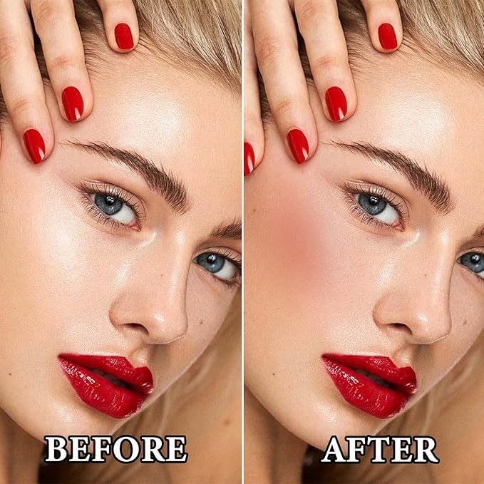 Liquid Contour Beauty Wand,Stick with Cushion Applicator,Cream Contour,Long Lasting Smoothly Moisturizng Silky Contour Stick Blush Stick-VivaGrace Women
