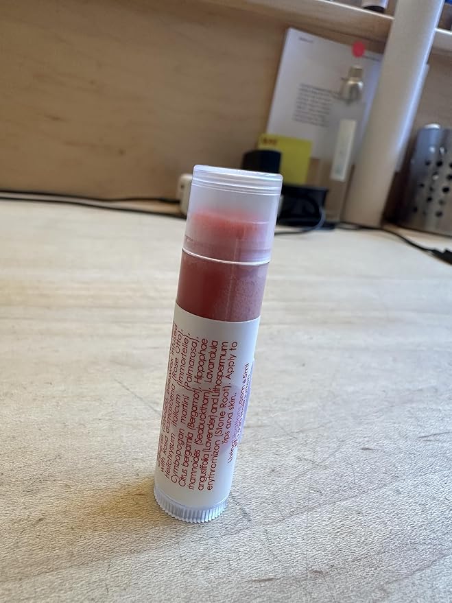 Living Libations - Organic 'Rose Glow Lover Lips' Lip Balm | Natural, Wildcrafted Clean Beauty (2-pack)-VivaGrace Women