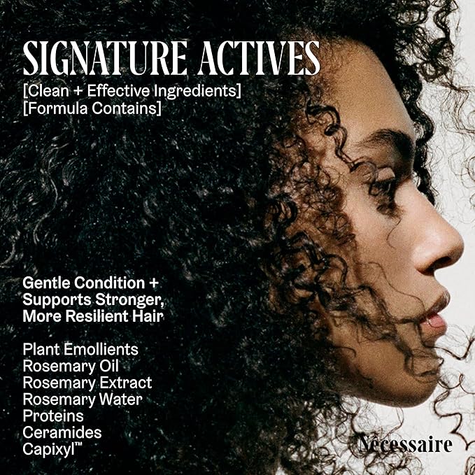 Nécessaire Rosemary Conditioner | Multi-Protien Strengthening Conditioner For Thinning Hair. For Women + Men. Good For All Hair Types/Textures. Free Of Sulfates. Color-Safe. 250 ml / 8.4 oz-VivaGrace Women