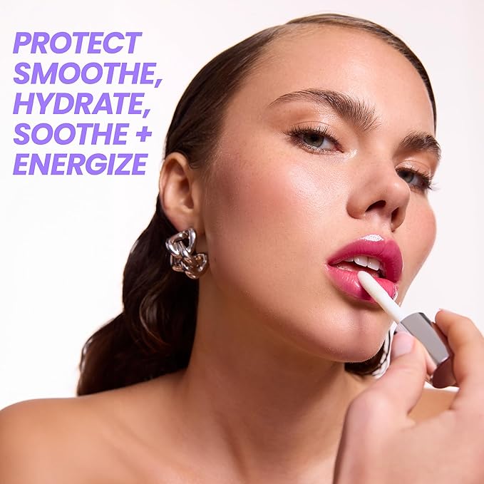 Wonderskin Lip Oil Rehab Serum - Color Changing Lip Oil from Clear to Pink - PH-activated, Non-sticky & Hydrating Tinted Serum for Dry Lips (Kissed)-VivaGrace Women