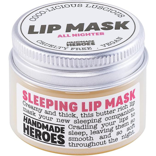 100% Natural Lip Butter Sleeping Lip Mask, Overnight Lip Moisturizer and Conditioner for Dry Lips. Intensive Lip Balm and Lip Therapy Skin Care with Mango butter (Original All Nighter)-VivaGrace Women