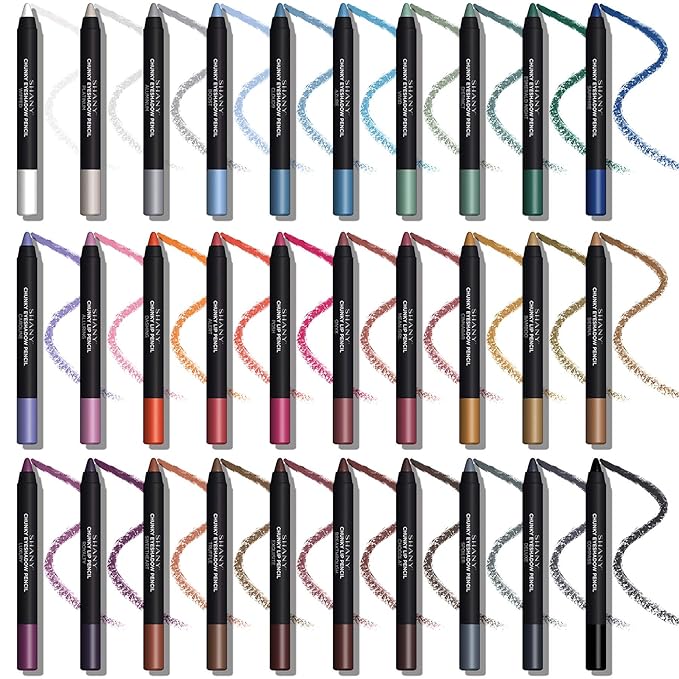 SHANY Multi-Use 30 Colors Chunky Pencil Set, Multi