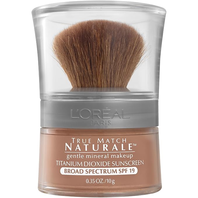 L’Oréal Paris True Match Loose Powder Mineral Foundation Makeup, Soft Sable, 0.35 oz.-VivaGrace Women