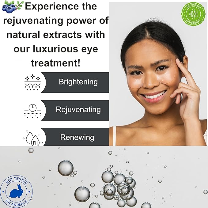 Under Eye Patches (60PCS) Under Eye Mask Collagen, Antioxidants & Hyaluronic Acid Collagen, Under Eye Wrinkle Eye Gels Pads, Anti-Aging Eye Mask Reduce Dark Circles, Puffiness Undereye Bags, Wrinkles-VivaGrace Women