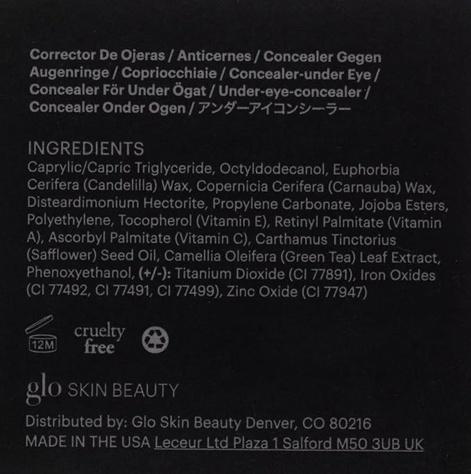 Glo Skin Beauty Under Eye Concealer Makeup with Duo Shades for Custom Blending - Corrects & Conceals Dark Circles & Redness - Buildable Longwearing Coverage (Honey)-VivaGrace Women