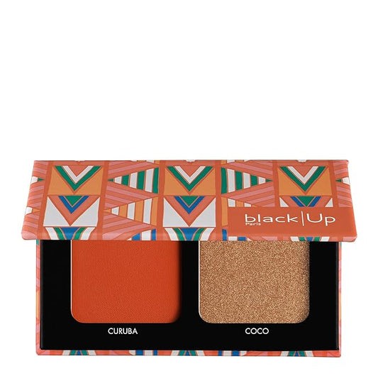 black Up Blush and highlighter duo (WAXDUO01)