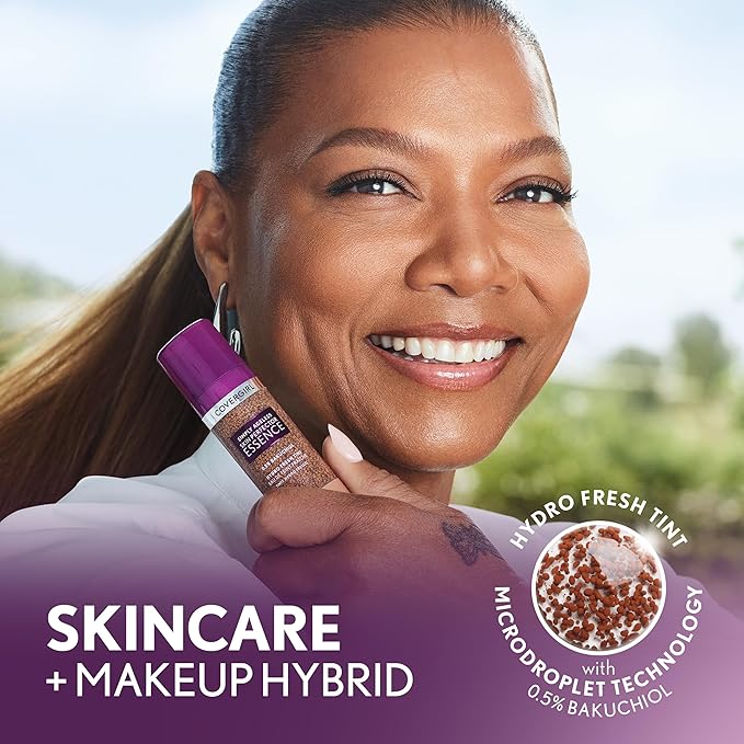 Covergirl Simply Ageless Skin Perfector Essence Foundation, 50 Medium-Tan, Tinted Skin Perfector, Skincare Makeup Hybrid, Sheer Tint, Radiant Finish, Skin-Like Finish, Vegan Formula, 1.0oz-VivaGrace Women