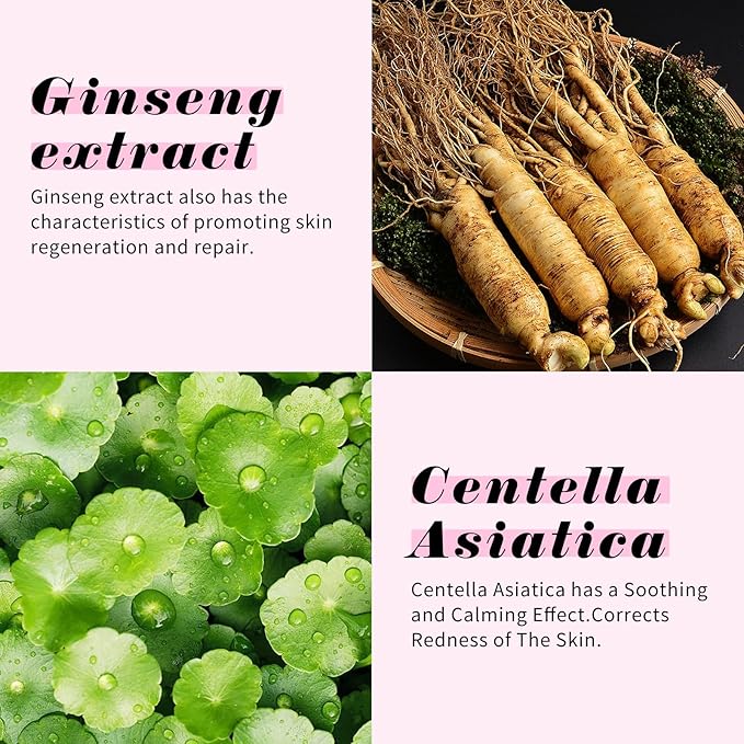 Color Correcting Cream Tinted Moisturizer, Makeup Primer for A Glow Skin Tint, Formulated with Ginseng and Centella Asiatica, Hydrating Essence-VivaGrace Women