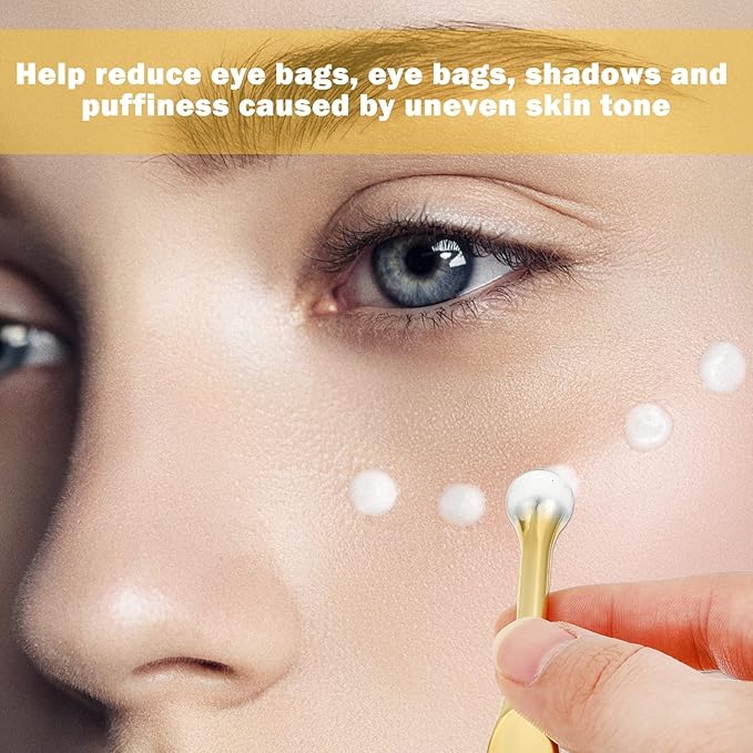 EXCEART 6pcs Metal Makeup Spatula Mini Spoon Eye Cream Massage Sticks Beauty Scoop for Facial Cosmetic Face Cream-VivaGrace Women