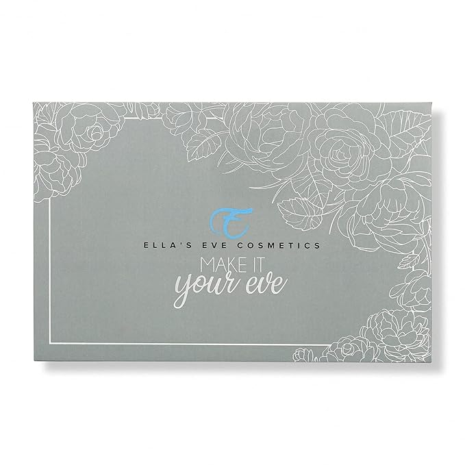 | 15 color pigmented blendable eyeshadow palette with mirror, warm neutral matte shimmery shades, travel size makeup-VivaGrace Women