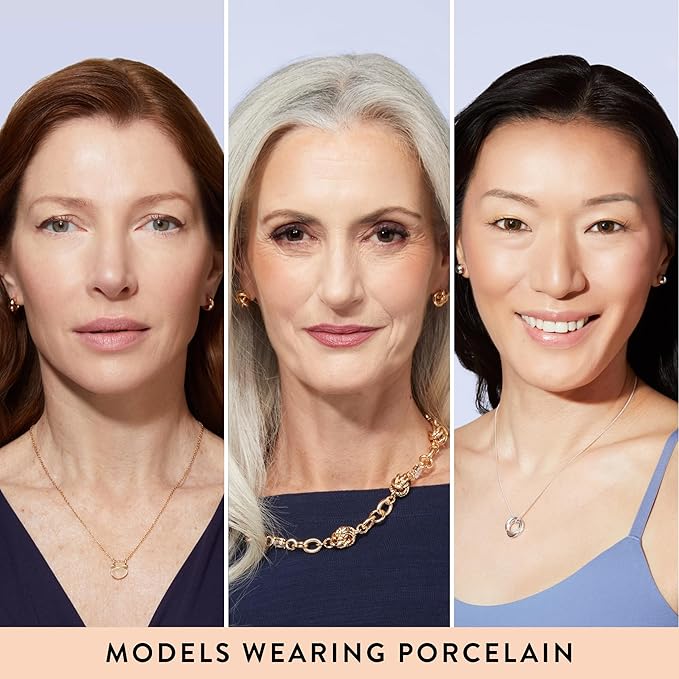 LAURA GELLER NEW YORK Award-Winning Baked Balance-n-Brighten To Go Travel Size Color Correcting Powder Foundation - Porcelain - Buildable Light to Medium Coverage - Demi-Matte Natural-VivaGrace Women