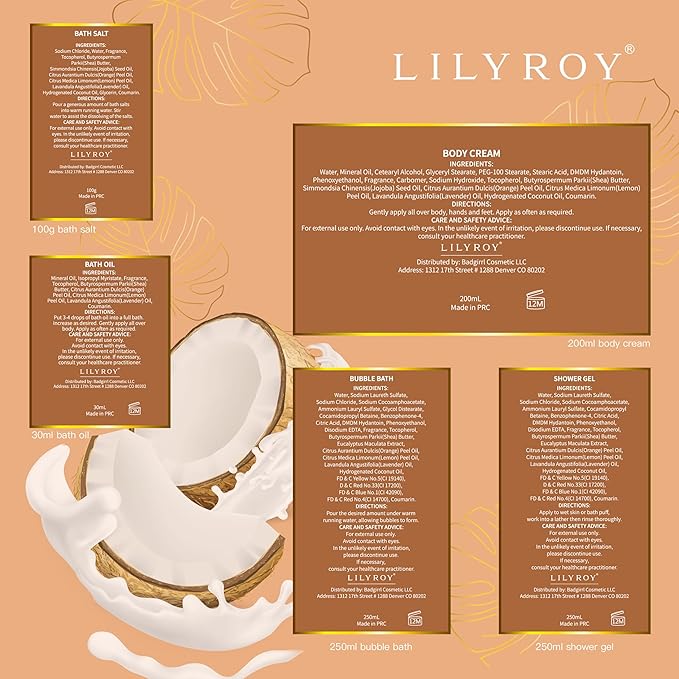 Mothers Day Gifts for Mom - 7Pcs Luxury Bath & Body Gift Basket Set for Women & Men, Perfect Gift with Bath Bomb | Christmas, Father's Day, Birthday Gifts for Her & Him, All Occasion Holiday Present-VivaGrace Women