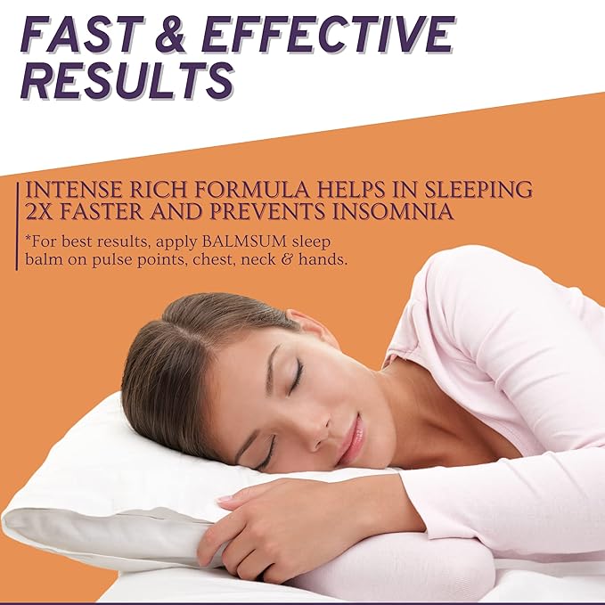 Natural Sleep Balm 100% Natural Scented Relaxing Balm for Children and Adults, Calming Night Balm, Organic Sleep Balm-25gm-VivaGrace Women