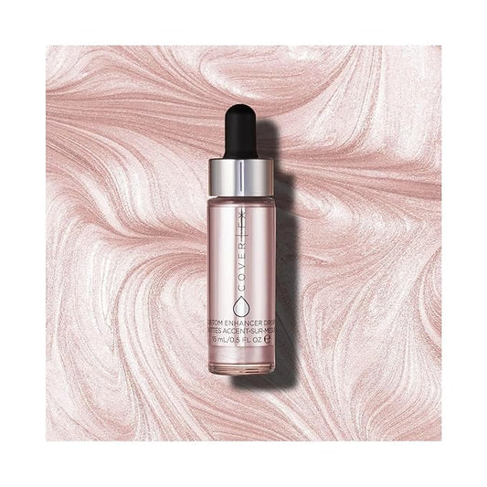 COVER FX Custom Enhancer Drops - Celestial: Opalescent Finish - 15mL - Radiant Glow - Liquid Highlighter-VivaGrace Women