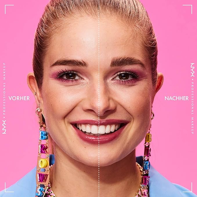 NYX PROFESSIONAL MAKEUP Plump Right Back Plumping Serum & Primer, With Hyaluronic Acid & The Brow Glue, Extreme Hold Eyebrow Gel - Clear-VivaGrace Women