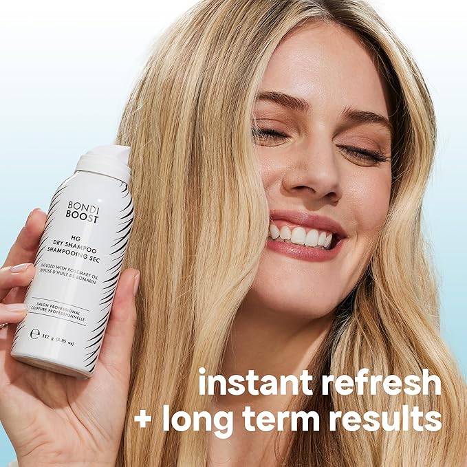 BONDIBOOST HG Dry Shampoo For Women & Men [3.95 oz] - Clinically Tested to Cleanse + Volumizes Hair, Refreshes + Protects & Strengthens Hair - Clean Formula with Rosemary - All Hair Types-VivaGrace Women