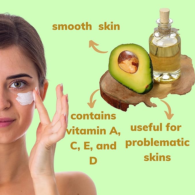 Retinol Cream for Face with Avocado Oil - Natural Moisturizer Face Cream, Smooth Skin Formula - 1.6 fl. Oz-VivaGrace Women
