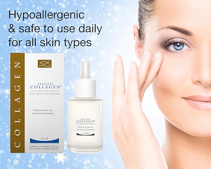 Anti-Aging Eye & Lip Serum - Anti-Wrinkle, Hypoallergenic Face Treatment For Women & Men, Reduces Eye Bags, Dull Skin, Dark Circles, 15 ml-VivaGrace Women