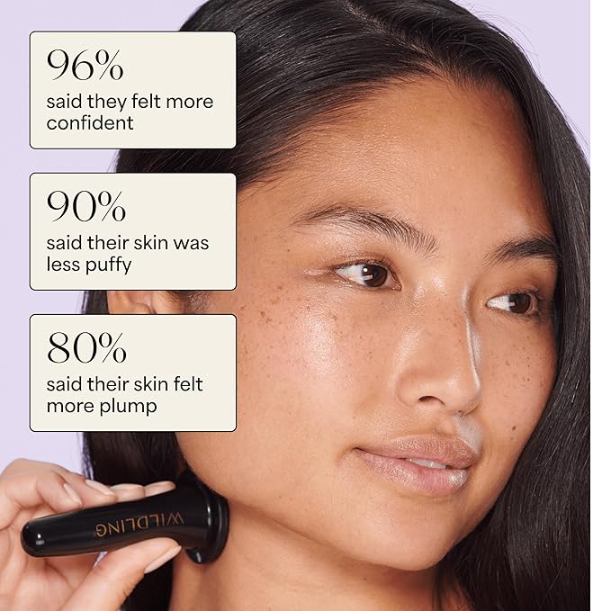 WILDLING Lumin Cupping Set I Facial Cupping Tools to Decrease Puffiness, Increase Collagen Production, Sculpt Cheeks + Chin, Detox + Clear Breakouts-VivaGrace Women