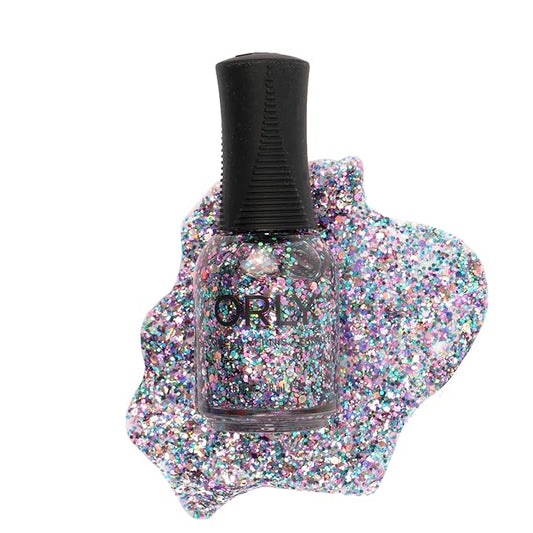 Orly Neon Nail Polish Colors for Summer | Bright Colors and Confetti Toppers for Summer Neon Nails | 0.6fl oz (Moonstone Aura, 0.6 fl oz)