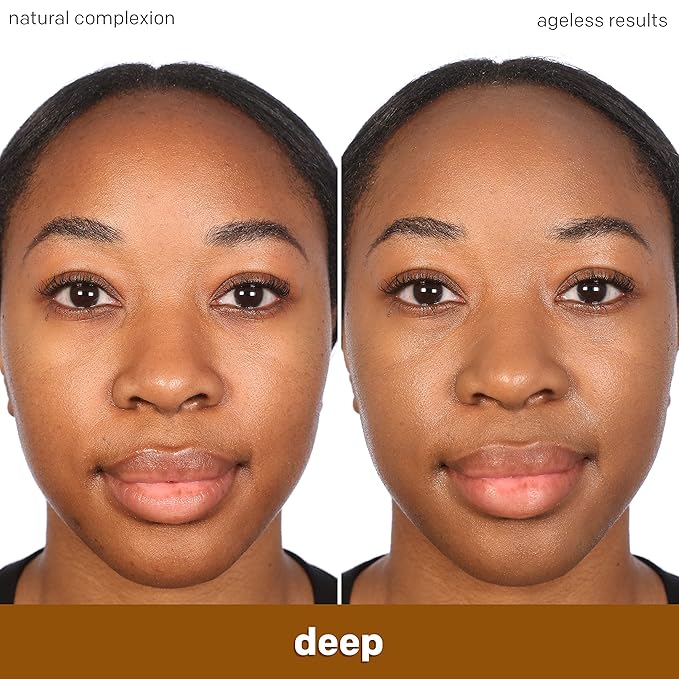 Almay Anti-Aging Foundation, Smart Shade Face Makeup with Hyaluronic Acid, Niacinamide, Vitamin C & E, Hypoallergenic-Fragrance Free, 800 Deep, 1 Fl Oz (Pack of 1)-VivaGrace Women