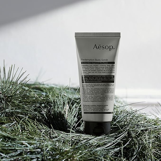 Aesop Redemption Body Scrub | Finely Milled Pumice and Aromatic Botanicals to Polish the Skin | 6.5oz / 180mL-VivaGrace Women