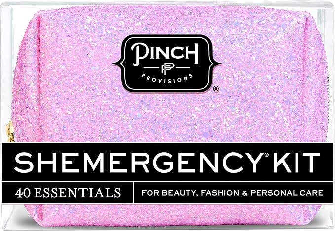 Pinch Provisions Shemergency Kit for Her, 40 Emergency Essential Items, Compact, Multi-Functional Pouch, Gift for Women, Birthday, Bachelorette Parties, and More!-VivaGrace Women