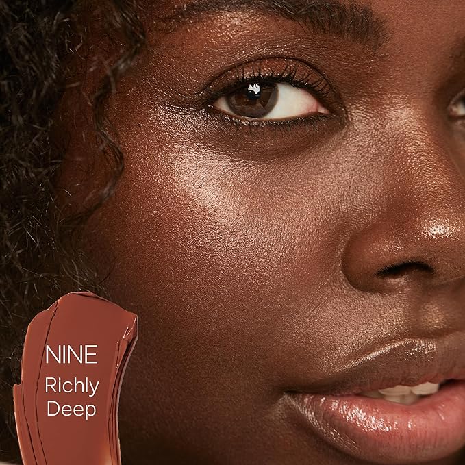 Saie Slip Tint Tinted Moisturizer with SPF 35 - Light Coverage, Glowy Skin Tint & Mineral Sunscreen for Face with Hydrating Hyaluronic Acid - Summer Makeup Essential - Shade Nine (1.35 oz)-VivaGrace Women